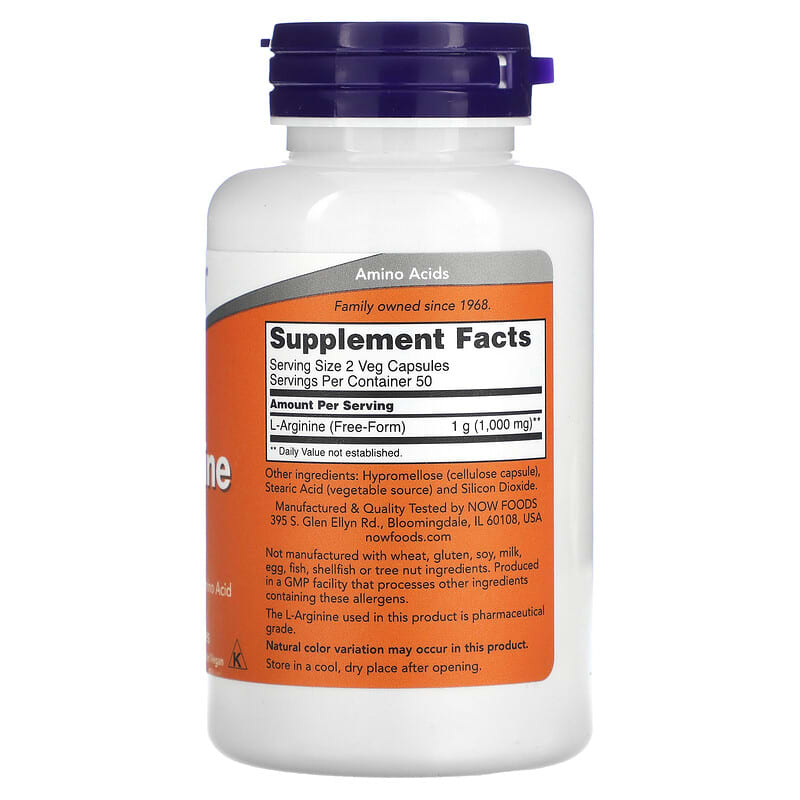 L-Arginine 500mg