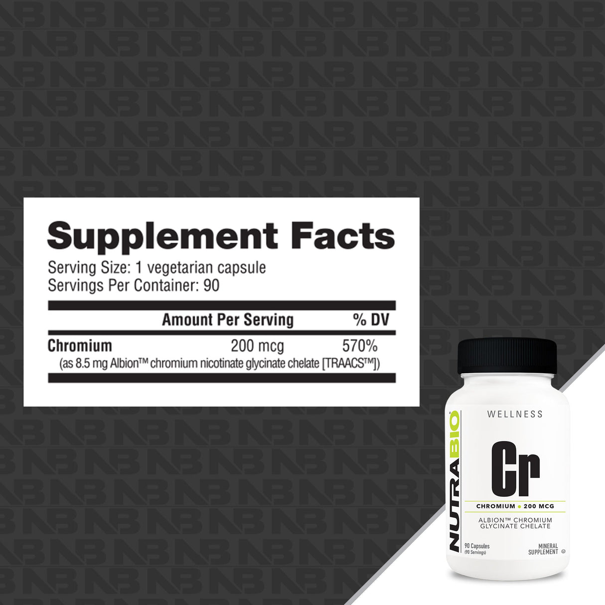 Chromium Chelate GTF (200mcg)