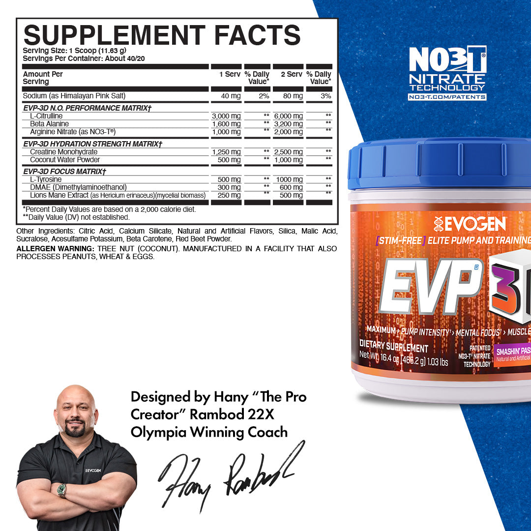 EVP-3D Non-Stim Pre-Workout