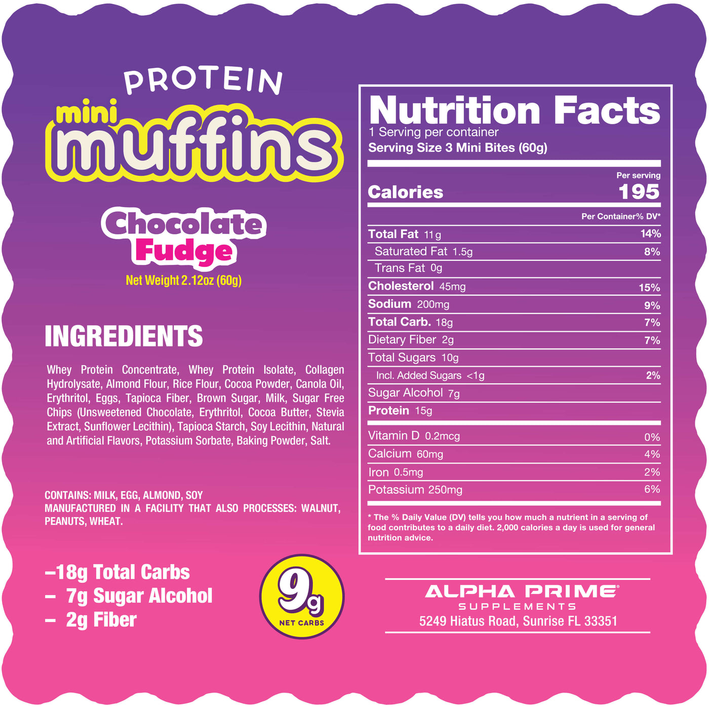 Alpha Prime Bites Muffin Minis