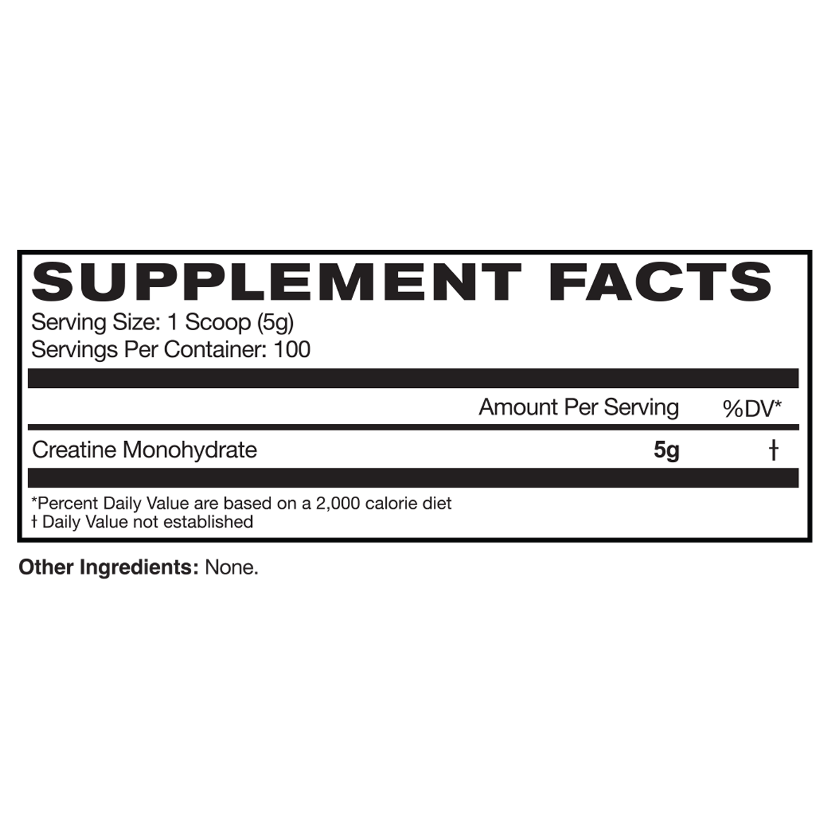 Creatine Monohydrate