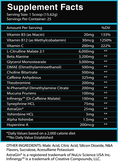 God of Rage Unchained Pre-Workout