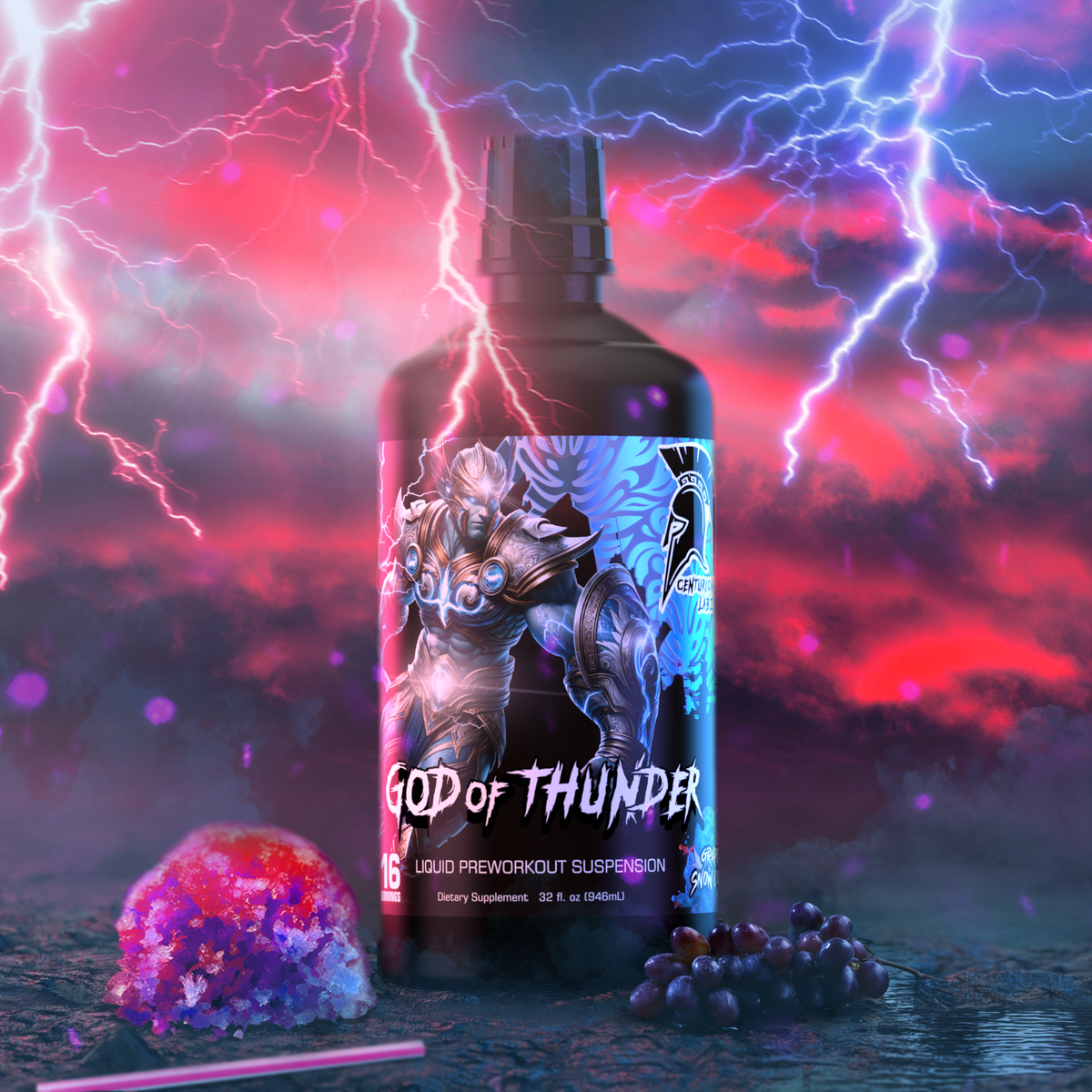 God of Thunder Liquid Pre-workout Suspension